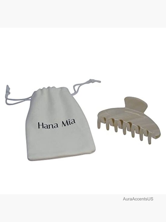 Large 4 Inch Acetate Hair Claw Clip for Updos & Half Up Styles